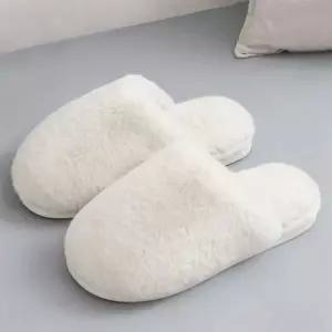 페이크 퍼 슬리퍼 겨울 실내화 핑크 거실화 사무실슬리퍼 털신 털슬리퍼 겨울신발