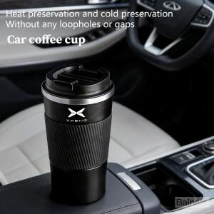 510ml 스테인리스 스틸 커피컵 보온 머그컵 (XPENG G6 P7 G9 MONA M03 G3 P5 2024 차량용) 여행용 차량 보