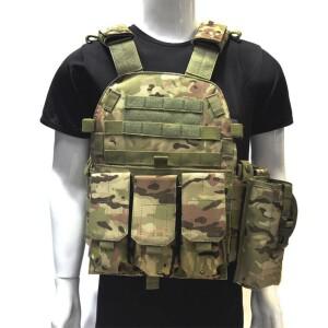 나일론 전술 조끼 바디 아머 사냥 캐리어 에어소프트 액세서리 CS 전투 MOLLE 카모 밀리터리 야외