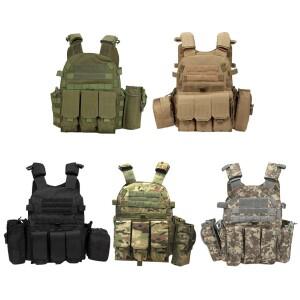 나일론 전술 조끼 바디 아머 사냥 캐리어 에어소프트 액세서리 CS 전투 MOLLE 카모 밀리터리 육군 야외