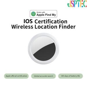 JSPTEC GPS 위치 추적기 미니 소형 스마트 태그 IOS Find My 앱과 호환되는 분실 방지 알림 장치 트래커 (