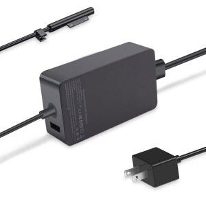 65W SURFACE PRO 노트북 충전기 교체용 MICROSOFT 9 8 7 6 5 4 3 X 전원 어댑터 LAPTOP 1 2 3 두 가지 BOOK 노트북/태블릿 모두에 호환 & 44W 36W로 작동