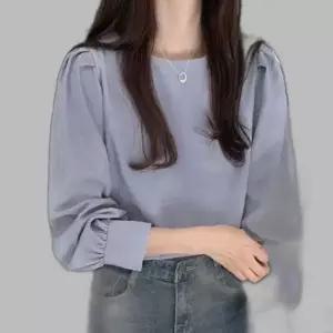 루즈핏 핀턱 블라우스 봄가을 데일리 셔츠 기본