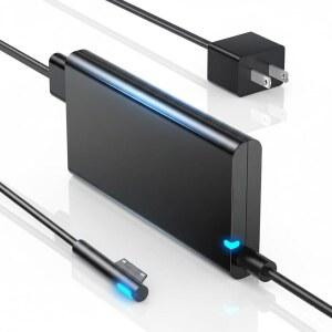 MICROSOFT SURFACE PRO 9 8 7+ 7 6 5 4 3 X 65W WINDOWS LAPTOP 2 1 스튜디오 BOOK 전원 공급 장치 GO 1용 충전기