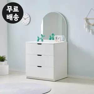 레나 화장대 세트 서랍장 학생 주니어 어린이(화이트)