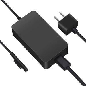 SURFACE PRO 충전기 65W 7 6 5 4 3 전원 공급 장치 MICROSOFT BOOK LAPTOP 2 1 표면 태블릿 GO 1 모델 1706 1800 1625 충전기에 적합
