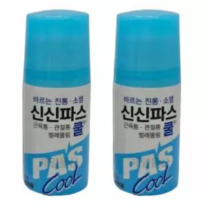 신신파스 바르는 쿨 2개 파프 벌레물림 연고 진통 소염