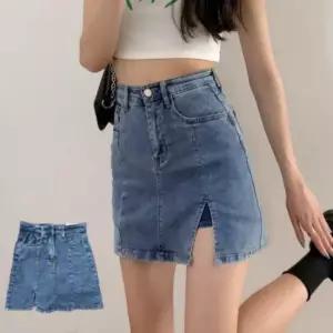 여성 데님 미니 스커트 속바지 일체형 청치마 치마바 치마바지 스커트팬츠 패션바지