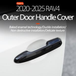 토요타 2020 RAV4 자동차 액세서리 ABS 문 핸들 장식 스티커