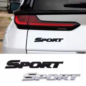 3D 금속 자동차 문자 로고 스포츠 배지 스티커 트렁크 장식 범용 SPORT