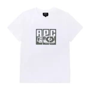 [아페쎄 APC] COBQX M26485 AAB WHITE 공용 반팔티