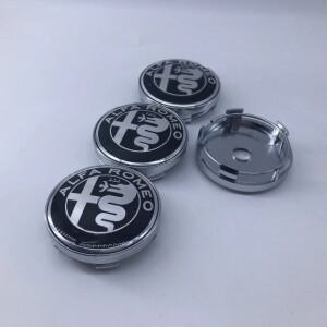 알파 로메오 줄리아 줄리에타 159 미토 스파이더 GTA용 4PCS 60MM 허브 센터 커버 자동차 액세서리