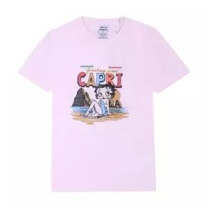 [와일드동키 WILD DONKEY] T-CAPRI LIGHT DYED PINK 공용 반팔티