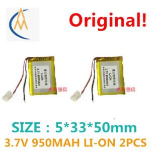 더많은 것을 사면  충분한 용량의 폴리머 리튬 이온 배터리 3.7V 503350 950mah GPS 라디오/장비/미니 소형