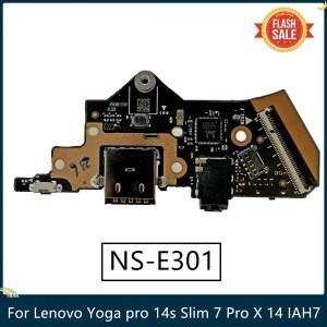 레노버 요가 프로 14s 슬림 7 X IAH7 2022용 LSC  NS-E301 USB 오디오 전원 버튼 보드