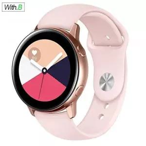 갤워치 44mm 밴드 실리콘 우레탄 스포츠 스마트밴드 마그네틱 시계줄와치줄-WFP17IH