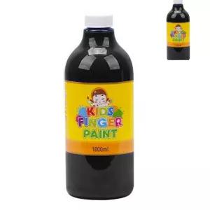 미술놀이 핑거페인트 1000ml 검정색 미술교육 어린이미술교육 미술용품