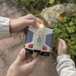 LED 망원경 4배율 30mm 아동용 야외 관찰 탐험 놀이 완구