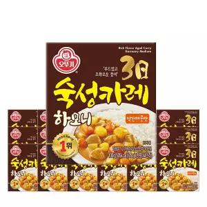 오뚜기 3일 숙성카레 하모니 고형 약간매운맛 100g x 18개