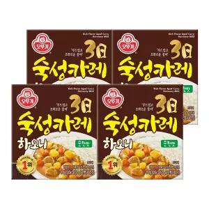 오뚜기 3일 숙성카레 하모니 고형 순한맛 100g x 4개
