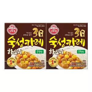 오뚜기 3일 숙성카레 하모니 고형 순한맛 100g x 2개