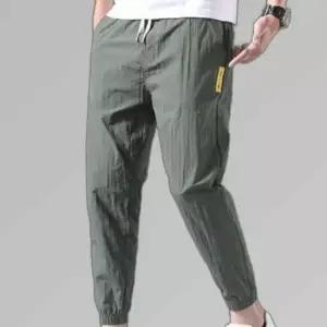 남성 베이직 시보리 밴딩 조거팬츠 데일리 긴바지 1P
