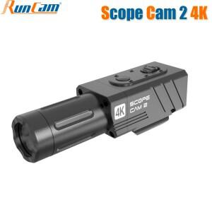 RunCam Scope 2 4K Airsoft 카메라 디지털 줌 맞춤형 Crosshairs IP64 방수 페인트 볼 APP 1400mAh 128G 부
