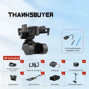 C-20T 3 축 FPV 짐벌 PTZ USB 디버깅 모듈 키트 DJI + 헤드트래커 무선 아바타 달빛