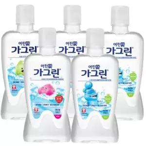 어린이가그린 아동가글 380mlx5개/사과/딸기/청포도맛