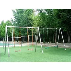 EK 한별 그네 HBP1109/ 4인용 L550 H240cm 초등학교용 야외놀이시설