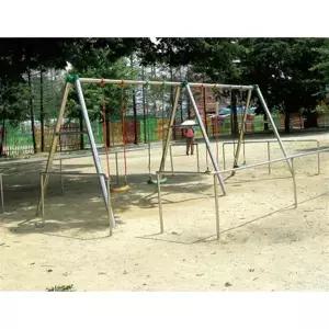 EK 한별 그네 HBP1109B/ 4인용L550 H240cm 초등학교용 야외놀이시설
