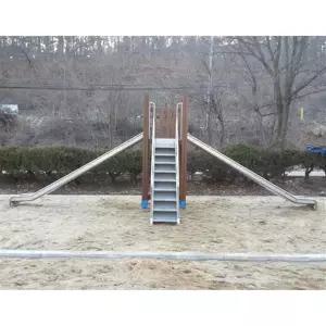EK 한별 미끄럼틀 HBP1207A/ 1승2방락 L440 H220cm 초등학교용 야외놀이시설