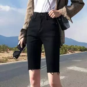 [하프클럽/셀러허브_여성트랜드패션]쿨샵 하이웨스트 스판반바지 이우 5부