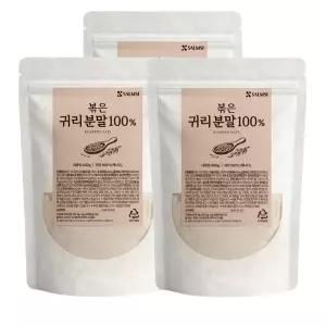 볶은 귀리분말 400gX3통 순수 100% 미세가루 건강 단백질 귀리차 스무디 간편식쉐이크 무부형제 식이섬유 캐나다