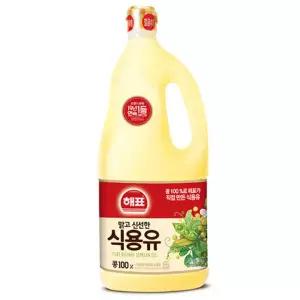 사조 해표 식용유 1.8L x 4개 콩기름 대두유