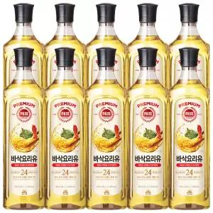 사조 해표 바삭 요리유 900ml x 10개 / 식용유 유지류 오일 기름