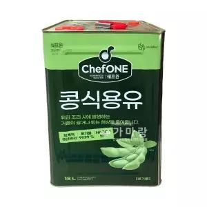 대상 쉐프원 콩식용유 18L 대두유