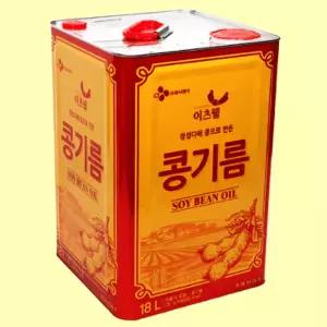 이츠웰 콩식용유 18L 대용량 콩기름 업소용 18L