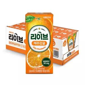 서울우유 리이브제주감귤190ml 24개입 주스