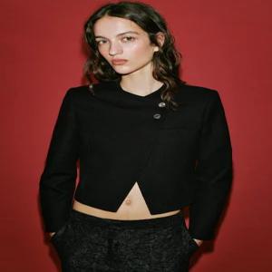 ZARA 크롭 더블 브레스트 블레이저 - 블랙 2757/637/800