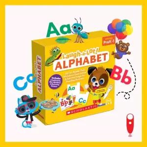 스콜라스틱 스콜라스틱 래프어랏 알파벳 기초리더스 AI대화펜 포코로 팝펜 호환)