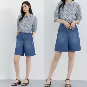 지센 여성 26SS 하트와펜 숏 데님팬츠 LCDPQ524