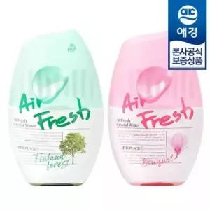 애경 에어후레쉬 크리스탈 워터 방향제 400ml x2개