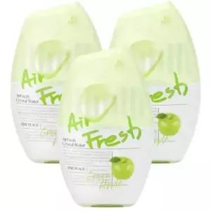 홈즈 에어후레쉬 크리스탈워터 실내용 방향제 그린애플 400ml X 3개