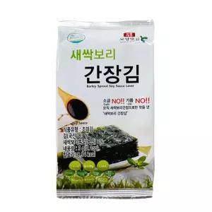 보령대천 오리지널 모양맛김 소금없는 새싹보리 간장 김 도시락김 3g 30봉