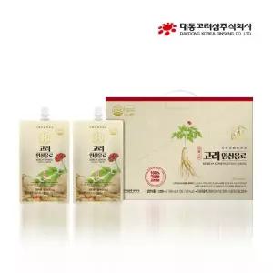 대동고려삼 고려 인삼음료(100ml x 10포) x 3박스 인삼추출액 82.5% 타우린함유 건강음료
