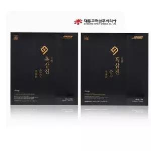 [대동고려삼] 대동고려삼 진쎈흑삼진 60mlx30포(쇼핑백동봉) 1+1 총2개 총60포 가족건강 학교 선물