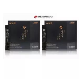 [대동고려삼] 대동고려삼 진쎈흑삼정프리미엄스틱 10gx30포(쇼핑백동봉) 1+1 총2개 총60포 가족건강 학교