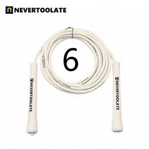 줄넘기 JR1006 6MM PVC 코어 로프 길이, NEVERTOOLATE 중간 3 , 15 2미터 5CM 길이