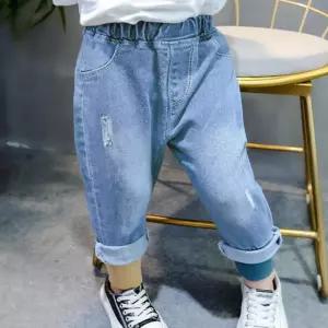 허리밴딩 소프트 유아동 청바지 롤업스타일 남아데님 여아 데님팬츠 봄 가을 아동 가을옷